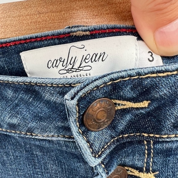 Carly Jean Los Angeles Jeans Juniors Size 3 - Picture 6 of 10